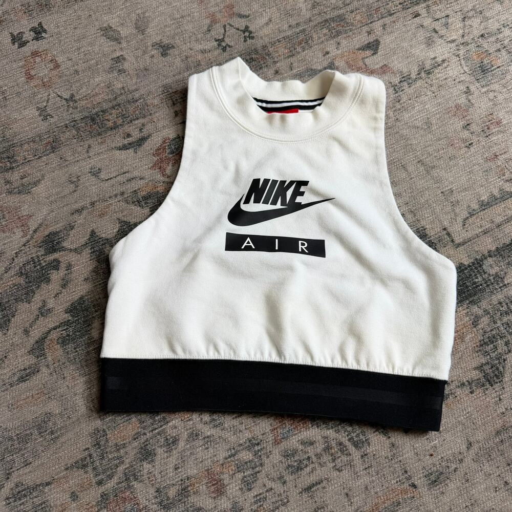 Nike‎ Air Sports Bra White Tank Crewneck Women's XS